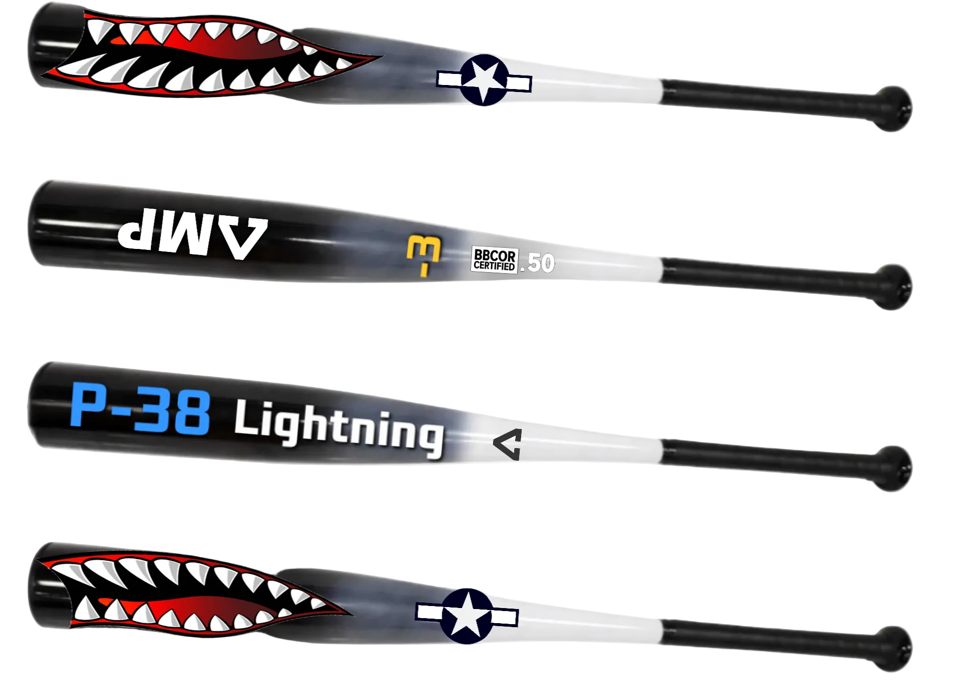 (Pre-Order) Thunderbird Series P38 Lightning BBCOR Bat